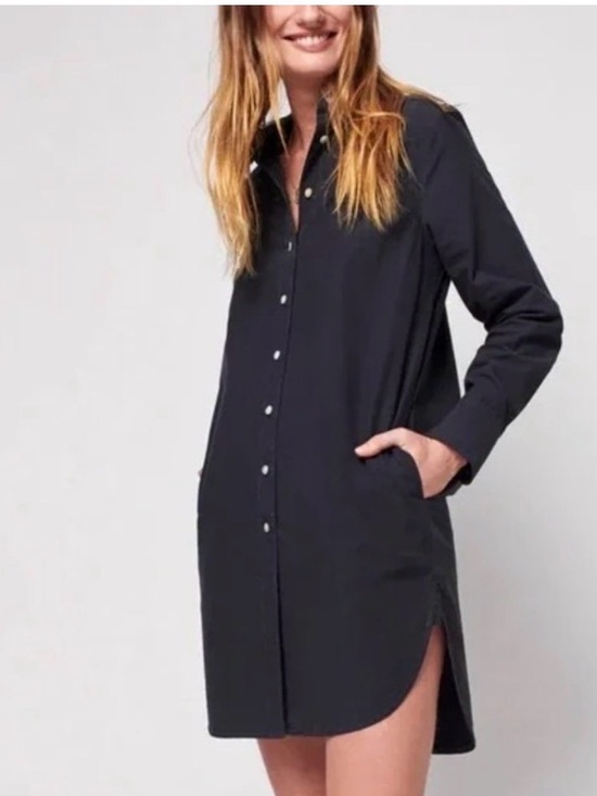 Faherty Dresses & Skirts - Faherty Women Washed Black Dress size Small organic cotton